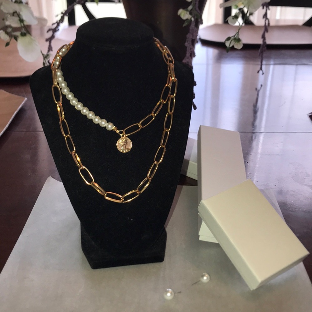 New necklaces and earrings